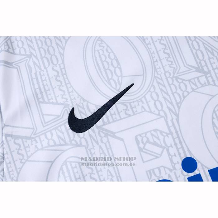 Chandal del Chelsea Manga Corta 2025-2026 Blanco - Pantalon Corto
